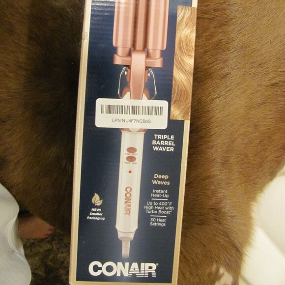 CONAIR DOUBLE CERAMIC TRIPLE BARREL WAVER NIB - Picture 9 of 15